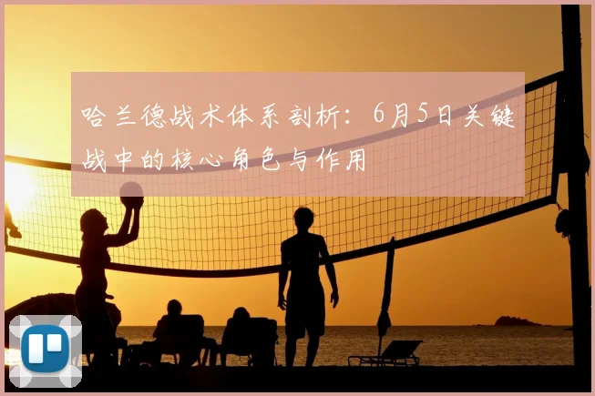 哈兰德战术体系剖析：6月5日关键战中的核心角色与作用